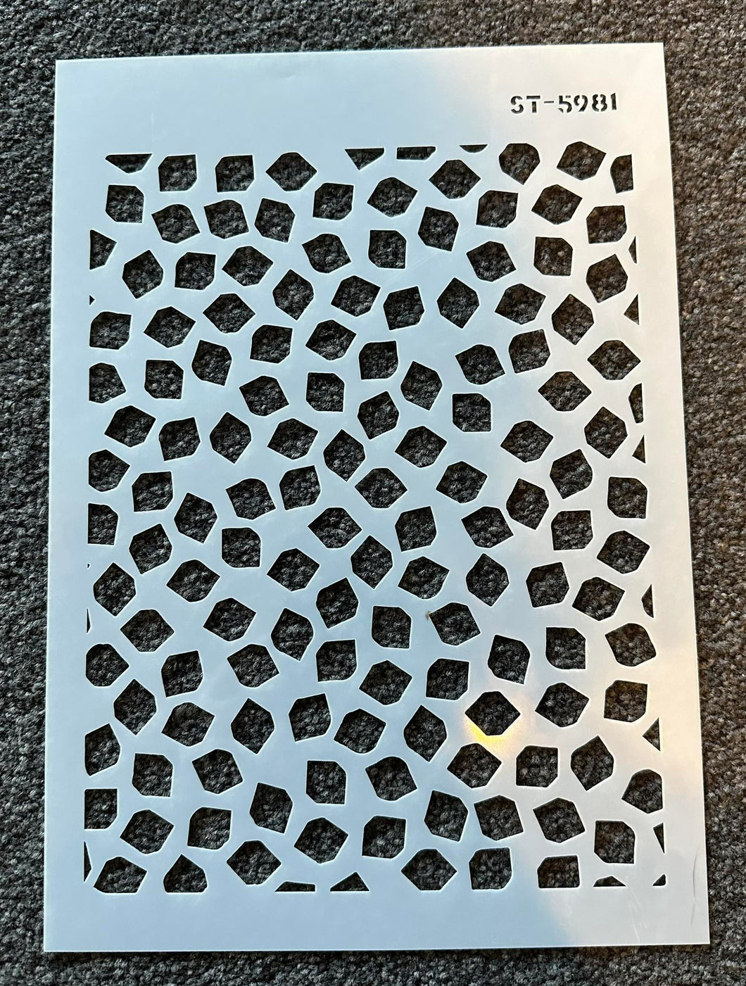 A4 Quality Stencil - RETRO PATTERN 12