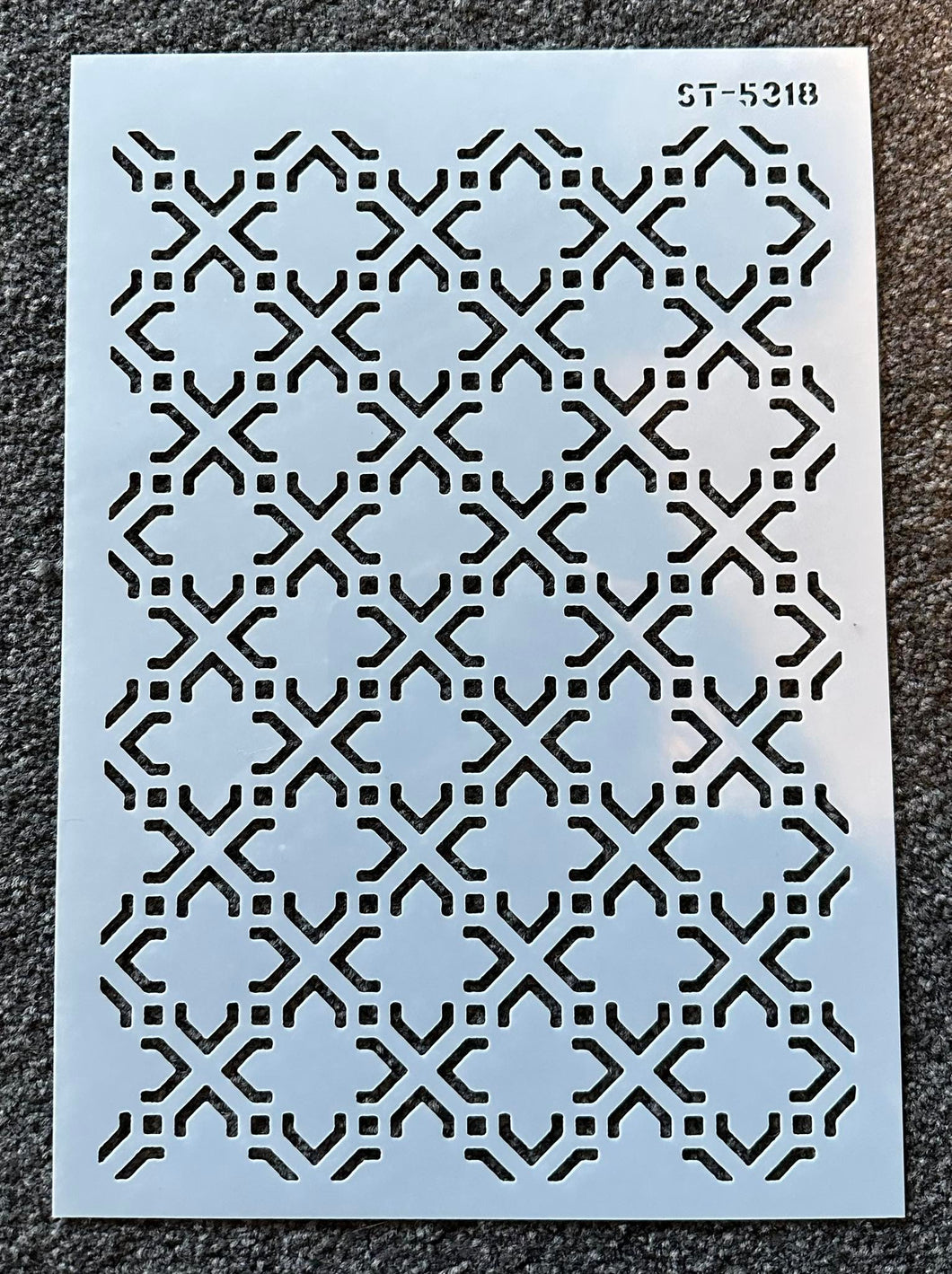 A4 Quality Stencil - RETRO PATTERN 14