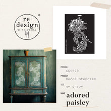 Load image into Gallery viewer, REDESIGN DECOR Stencil - ADORED PAISLEY (LIMITED RELEASE)
