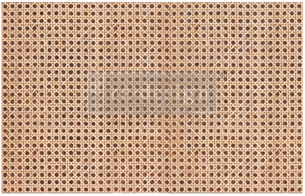 DECOUPAGE DECOR TISSUE PAPER – CANE RATTAN – 1 SHEET, 19″X30″ (LIMITED RELEASE)