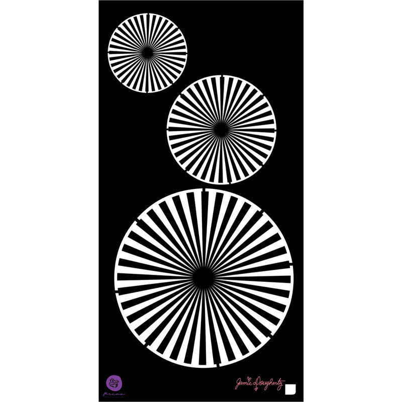 PRIMA MARKETING STENCIL 15cm x 30cm - CIRCLES