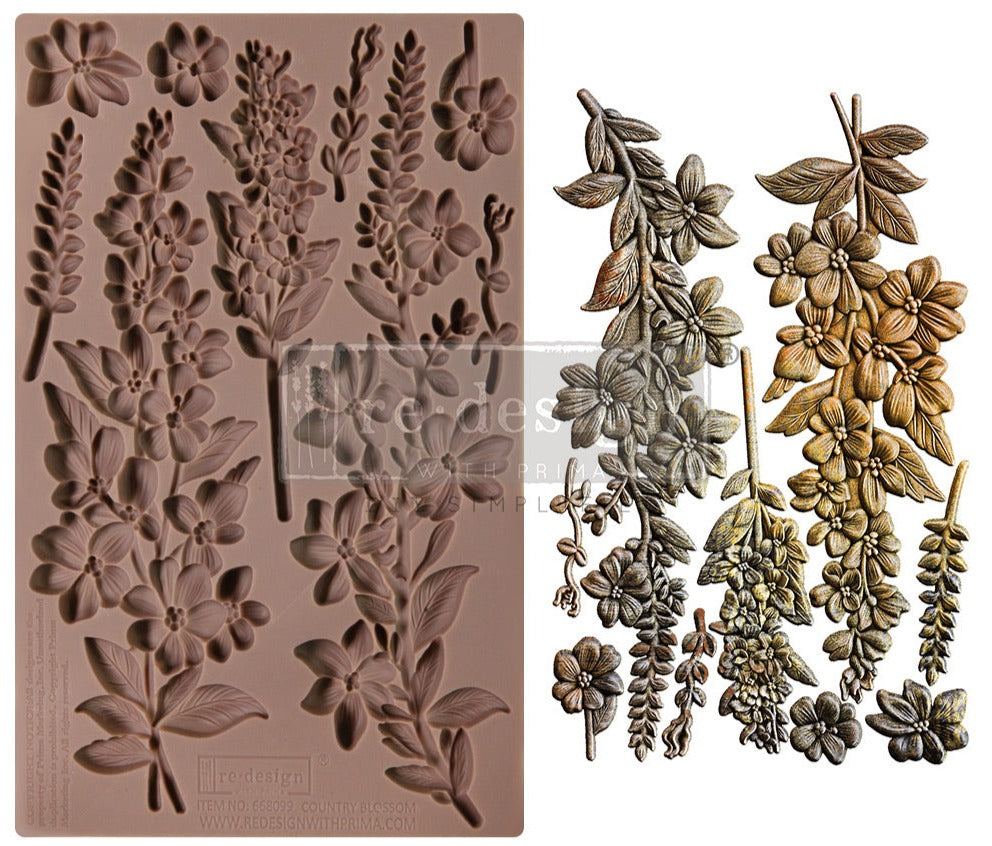 REDESIGN Décor Mould - COUNTRY BLOSSOM