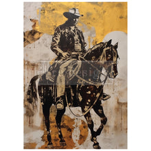 Load image into Gallery viewer, A1 REDESIGN DECOUPAGE FIBRE - COWBOY CAVALRY
