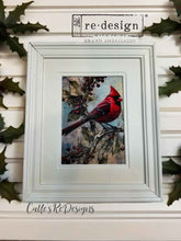 Load image into Gallery viewer, A3 REDESIGN DECOUPAGE FIBRE (3 SHEET PACK) - FESTIVE CARDINAL (LIMITED RELEASE)
