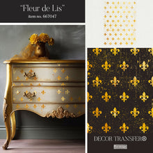 Load image into Gallery viewer, Redesign Transfer Gold Foil ~ FLEUR DE LIS
