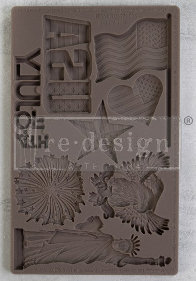 REDESIGN Décor Mould - HAPPY 4TH (LIMITED RELEASE)