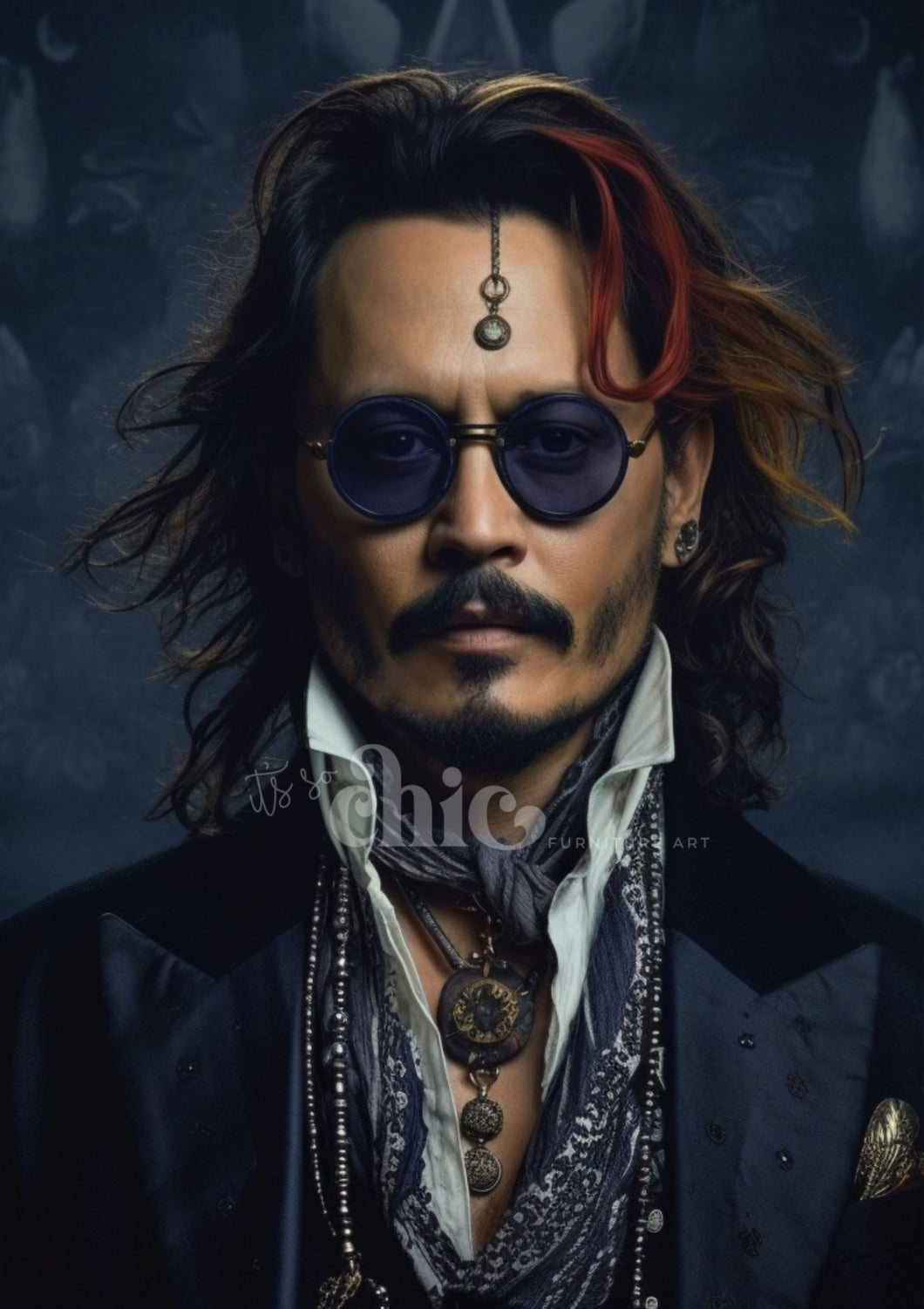 IT'S SO CHIC DECOUPAGE POSTER PAPER - JOHNNY DEPP A1