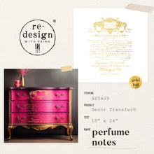 Load image into Gallery viewer, Redesign Transfer Gold Foil Kacha ~ PERFUME NOTES
