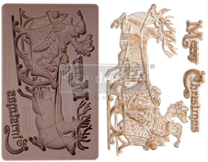 REDESIGN Décor Mould - SANTAS SLEIGH (LIMITED RELEASE)
