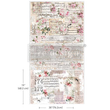 Load image into Gallery viewer, DECOUPAGE DECOR TISSUE PAPER PACK – SHABBY CHIC SHEETS – 3 SHEETS, 19.5″X30″ EACH (LIMITED RELEASE)
