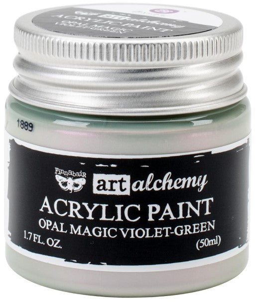 ART ALCHEMY – OPAL MAGIC METALLIC PAINT - VIOLET - GREEN