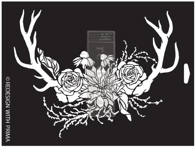 REDESIGN DECOR Stencil - WILDWOOD CABIN (LIMITED RELEASE)