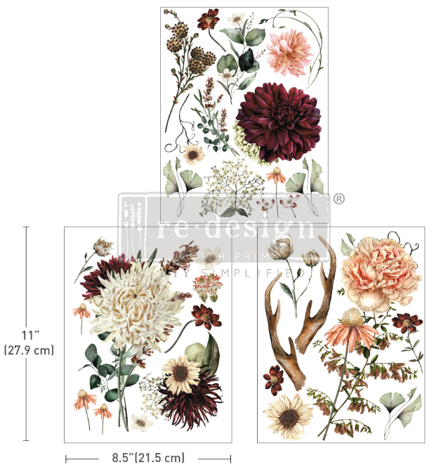 Redesign Transfer Middy ~ WILLOW WAY – 3 SHEETS, 8.5″X11″ (LIMITED RELEASE)