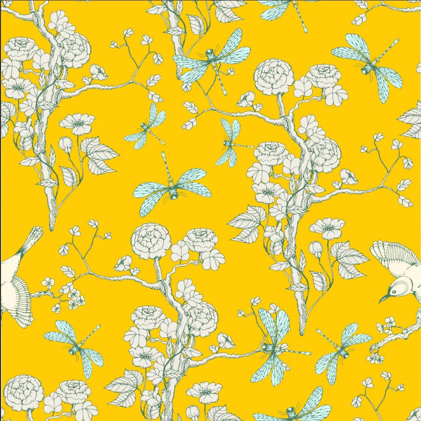 MINT TISSUE PAPER ~ Yellow Chinoiserie