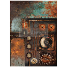 Load image into Gallery viewer, A1 REDESIGN DECOUPAGE FIBRE - AGED MACHINERY ELEGANCE
