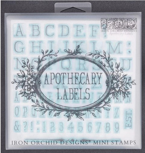 APOTHOCARY IOD STAMPS 4 SHEET