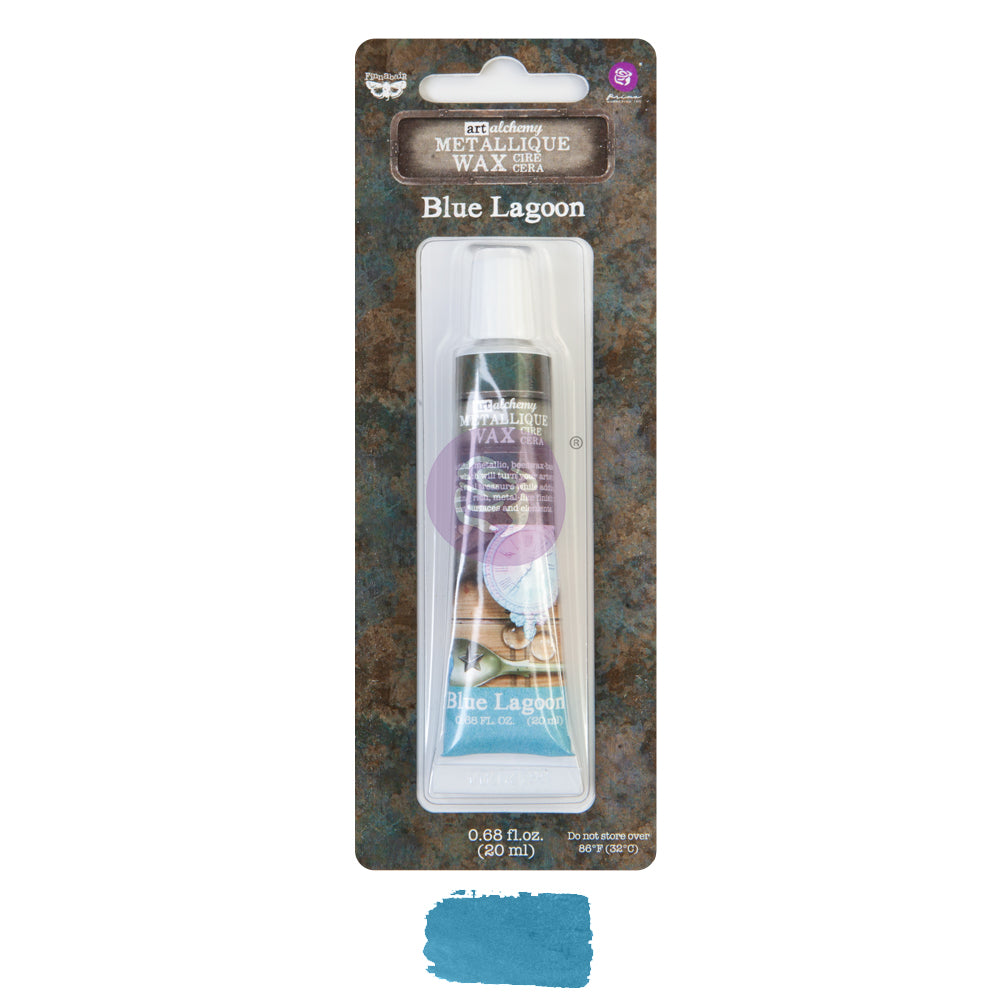 ART ALCHEMY – METALLIQUE  WAX – BLUE LAGOON – 1 TUBE (20 ML)