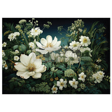 Load image into Gallery viewer, A1 REDESIGN DECOUPAGE FIBRE - CONTRAST OF NIGHT AND PETAL
