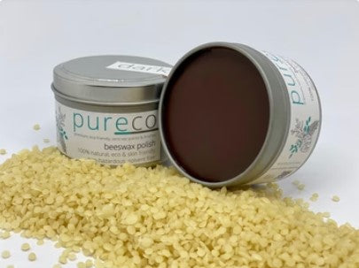 Pureco Beeswax Polish - Dark - 100gm