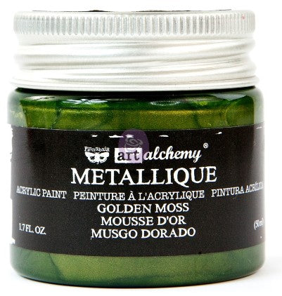 ART ALCHEMY – METALLIQUE PAINT - GOLDEN MOSS