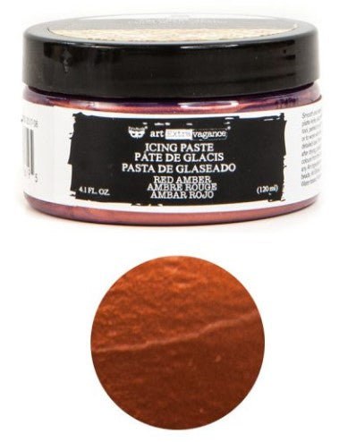 REDESIGN ICING PASTE - Red Amber 120ml (50% OFF)