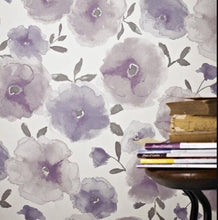Load image into Gallery viewer, WALLPAPER - POPPY LAVENDER (by metre)
