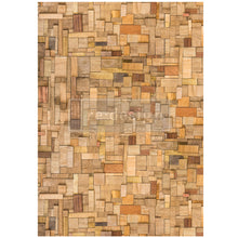 Load image into Gallery viewer, A1 REDESIGN DECOUPAGE FIBRE - WOOD CUBISM
