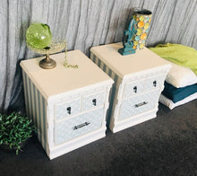Load image into Gallery viewer, Pale Green Bedside Table Pair
