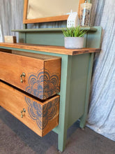 Load image into Gallery viewer, Large Vintage Dressing Table - Bayberry &amp; Rustic Rimu
