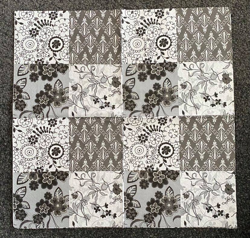 1 x single serviette MIXED PATTERN (#107)