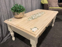 Load image into Gallery viewer, White Magnolia  Large Coffee Table
