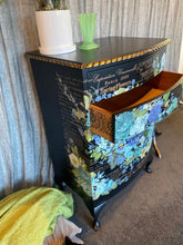 Load image into Gallery viewer, Queen Anne Style Cosmic Roses Large Set of Drawers
