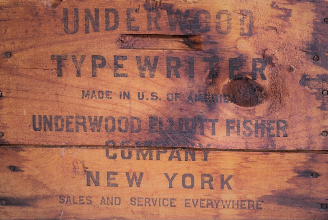 ROYCYCLED DECOUPAGE TISSUE ~ Underwood Crate