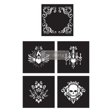 Load image into Gallery viewer, REDESIGN Mix &amp; Style Stencil - GLAM PUNK (5 PIECE SET)
