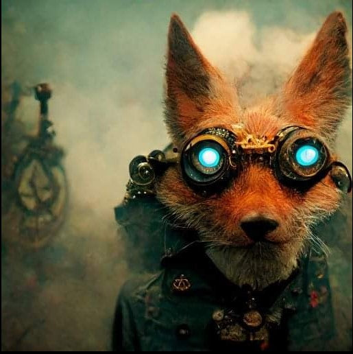 MINT DECOUPAGE ~ FUTURE FOX A3