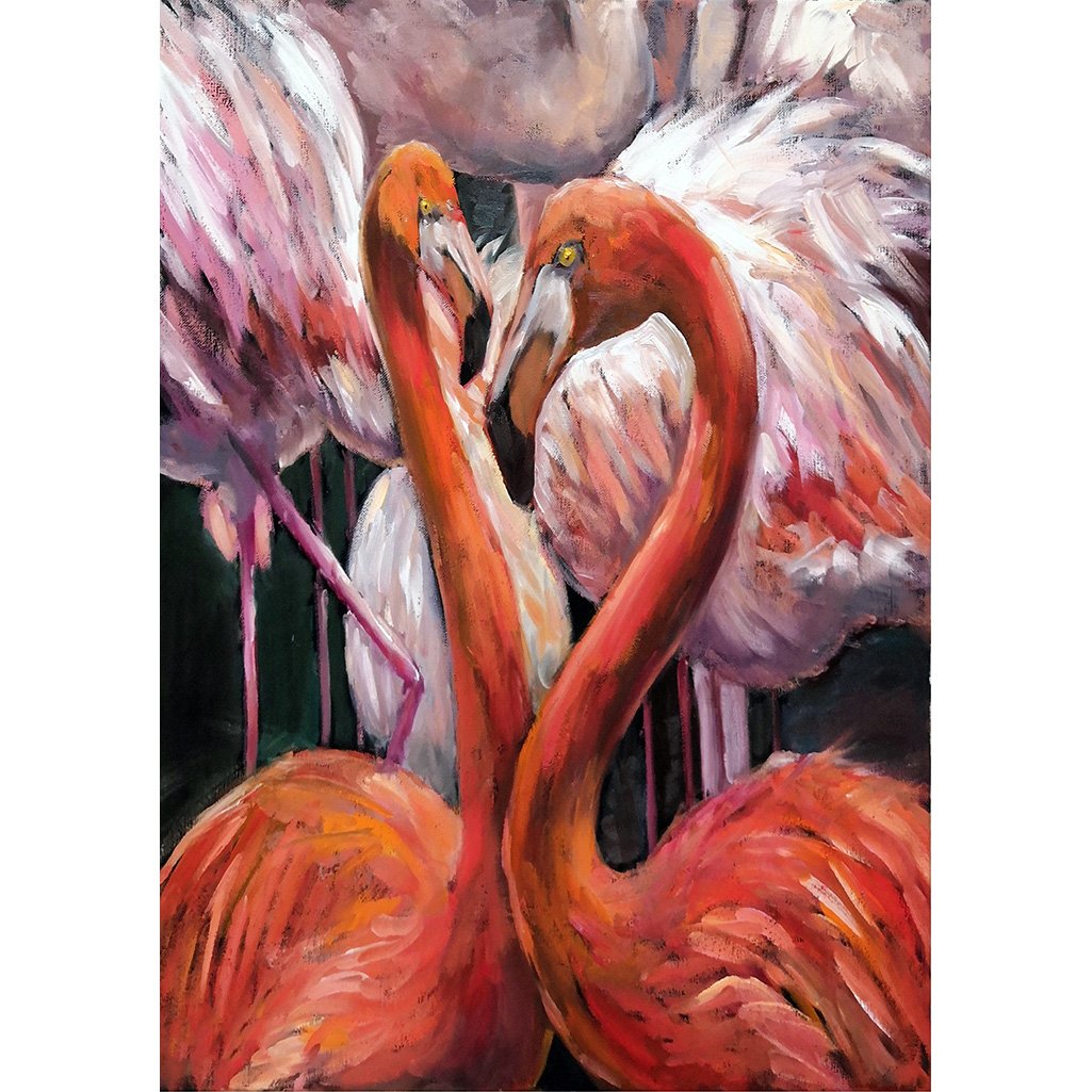 MINT DECOUPAGE ~ FLAMINGOS A3 (50% OFF)