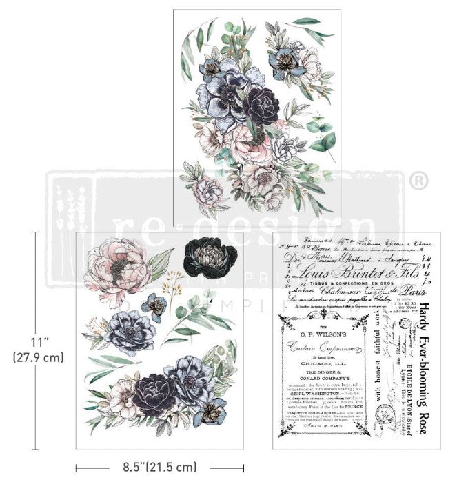 Redesign Transfer Middy ~ IN THE MEADOWS – 3 SHEETS, 8.5″X11″