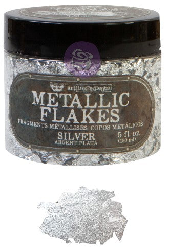 ART INGREDIENTS – METALLIC FLAKES – SILVER (50% OFF)