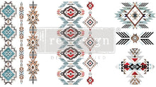 Load image into Gallery viewer, Redesign Transfer ~ SOMETHING TRIBAL – 3 SHEETS, 6″X12″
