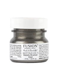 Load image into Gallery viewer, Fusion Mineral Paint ~ Metallic Brushed Steel Tester 37ml
