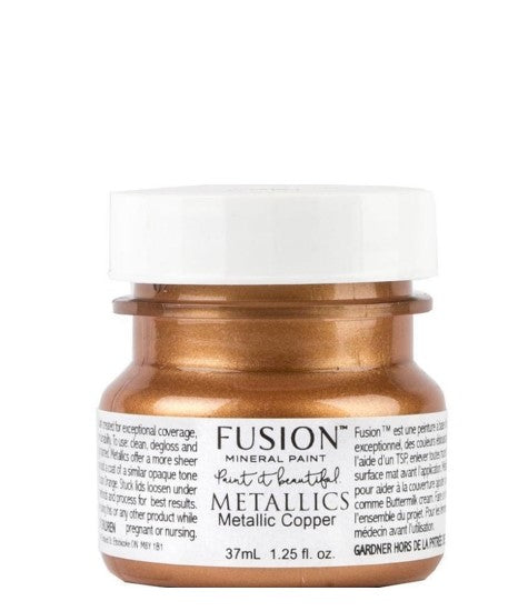 Fusion Mineral Paint ~ Metallic Copper Tester 37ml