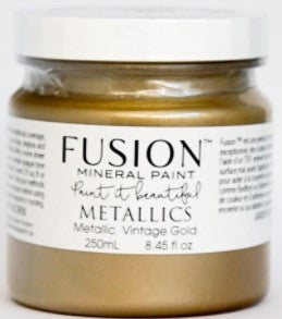 Fusion Mineral Paint ~ Metallic Vintage Gold