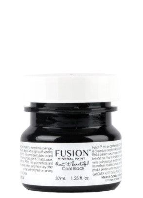 Fusion Mineral Paint ~ Coal Black 37ml Tester