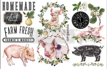 Load image into Gallery viewer, Redesign Transfer ~ FARM FRESH – 3 SHEETS, 6″X12″
