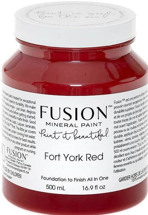 Fusion Mineral Paint ~ Fort York Red